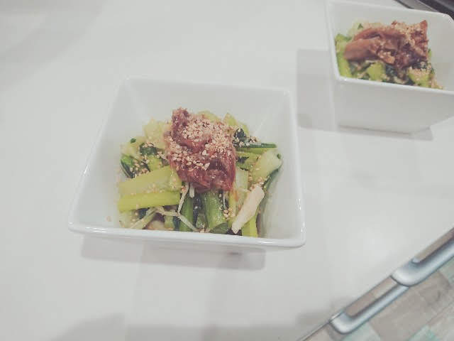 小松菜とえのきの焼き浸し